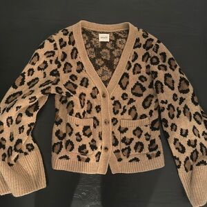 Khaite Cashmere Animal Print Sweater